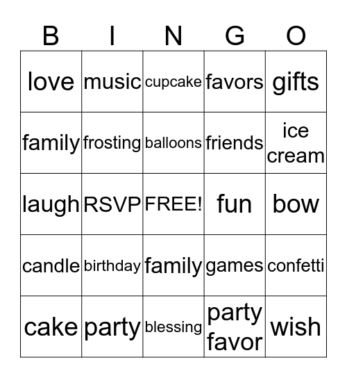 MAMIE & CO. Bingo Card