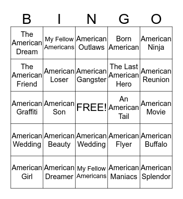 TOS Team Bingo Card