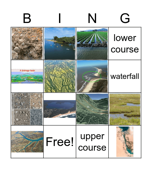 'Rivers' Bingo Card