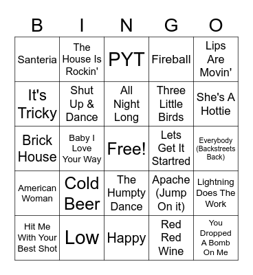 Misc. Beefs #1 Bingo Card