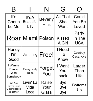 Misc. Beef's #2 Bingo Card