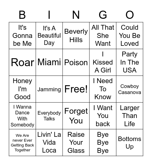 Misc. Beef's #2 Bingo Card