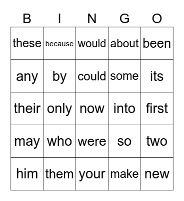 Kindergarten 4th Quarter Bingo Card