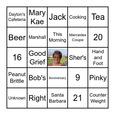 Happy Birthday Mom, Mary, Mimi ! Bingo Card