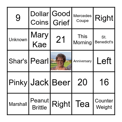 Happy Birthday, Mom, Mary, Mimi Bingo Card