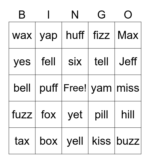 Unit 7 (Initial Code) Bingo Card