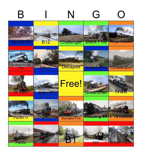 Iron Horses Bingo Card