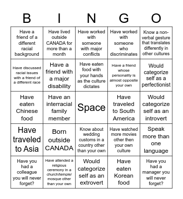 eternal Bingo 5 Bingo Card