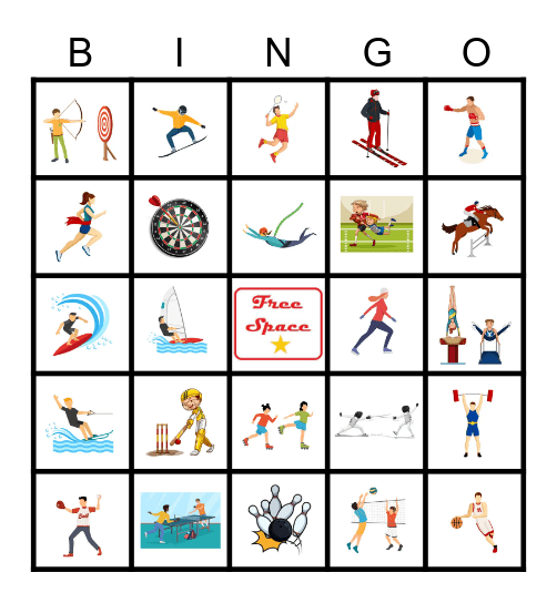 Name That Sport!!!  Remember to contact the BINGO BASE as soon as you BINGO either vertically, horizontally, or diagonally.  GOOD LUCK!!!!! Bingo Card