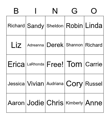 MPM Leadership Board Trivia Bingo Card