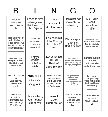 Get to Know you Bingo_V Bingo Card