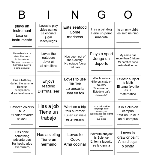 Get to Know you Bingo_S Bingo Card