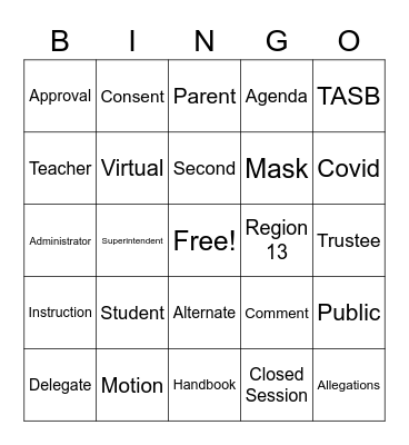 Part Deaux Bingo Card