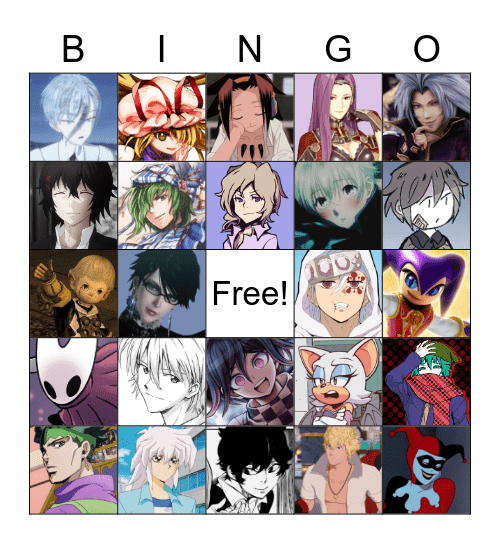 Mio's Bingo Card