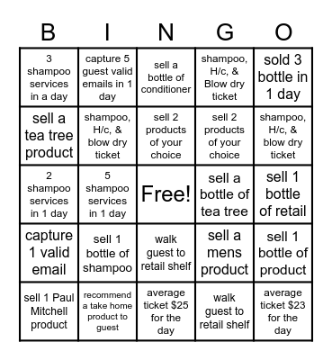 Super 360 Bingo Card