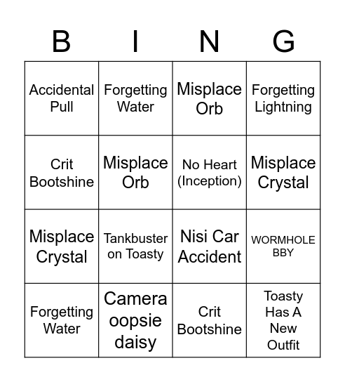 TEA 2 Bingo Card