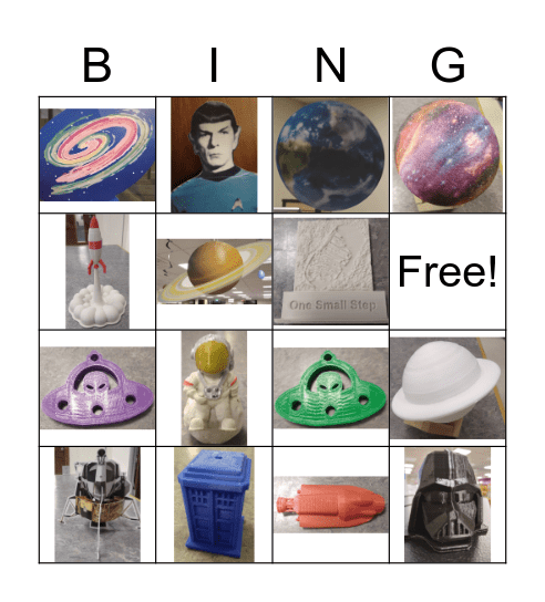 Galaxy Bingo Card