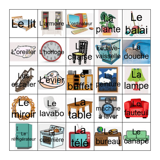 Lotérie ! Bingo Card