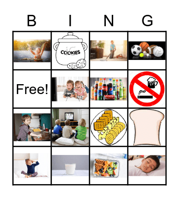 Word of Wisdom Bingo Card