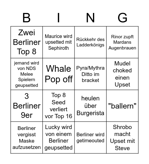 Virtua Bingo Card