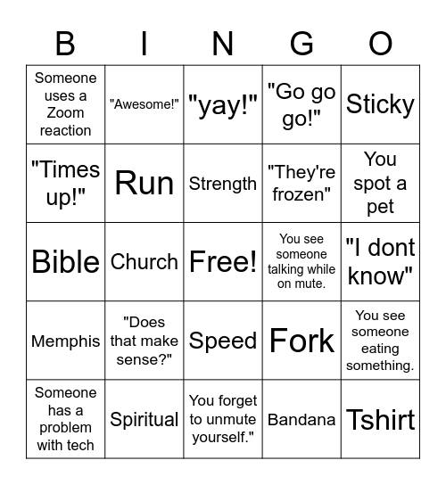 NC Game Night (card#2) Bingo Card