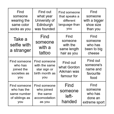 EUBMS Human Bingo Card