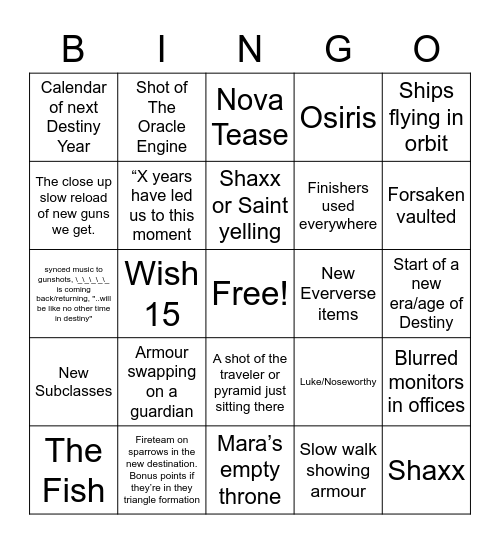 Survive The Truth Bingo Card