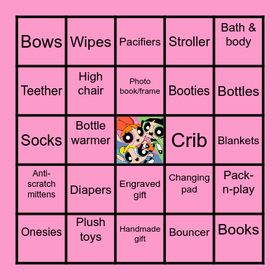 BABY BINGO Card