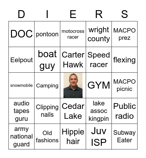Carter Diers BINGO Card