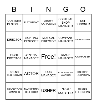 WHOS WHO Bingo Card