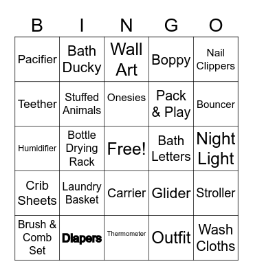 Audrey Rose Bingo! Bingo Card