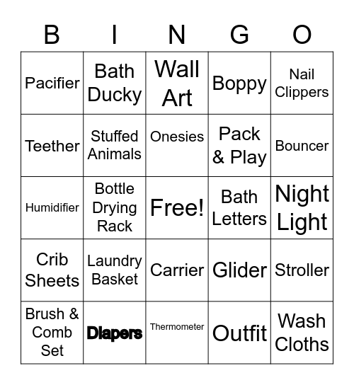 Audrey Rose Bingo! Bingo Card
