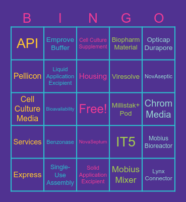 Opportunity Players Bingo Card