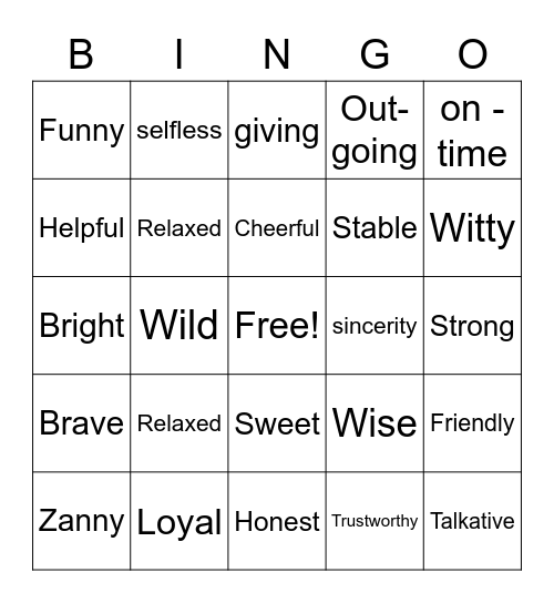 Autograph BINGO Card
