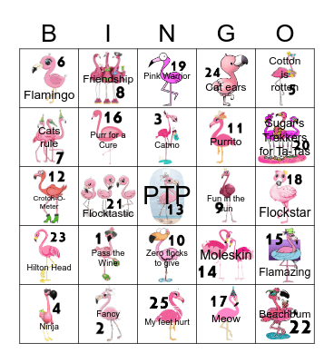 Pledge the Pink FlamBingo Card