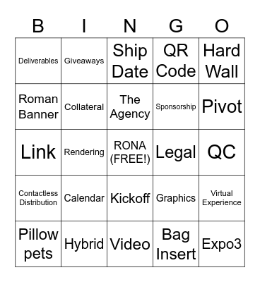 TS Team Bingo Card