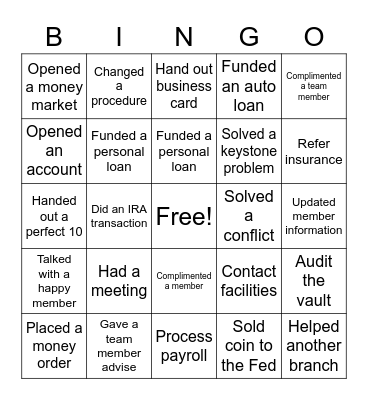 IHMVCU Leaders Bingo Card
