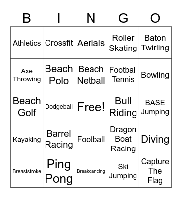 FUSION BINGO Card