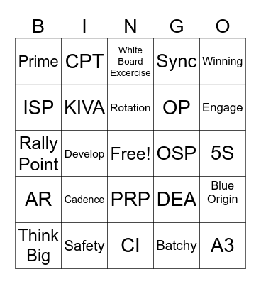 OAK4 SEP AMM BINGO! Bingo Card