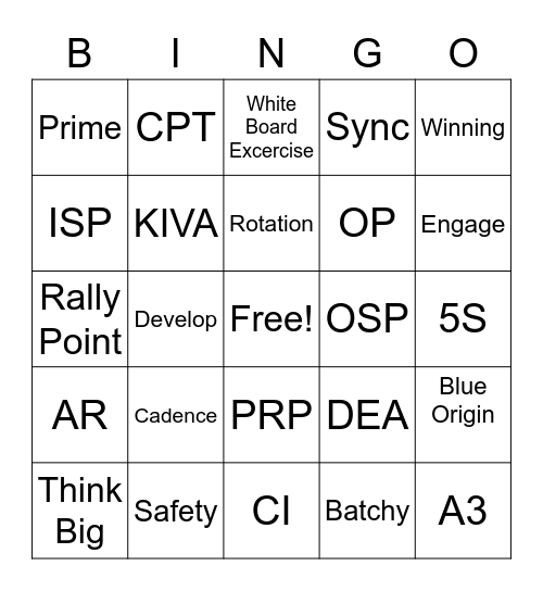 OAK4 SEP AMM BINGO! Bingo Card