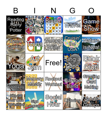 Fall Classes Bingo Card