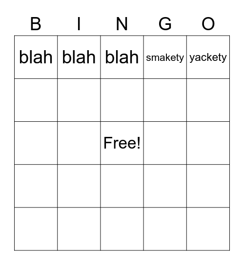 Movie Bingo Night Bingo Card