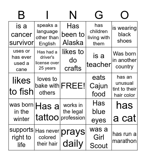 In Celebration of Women Bingo Card