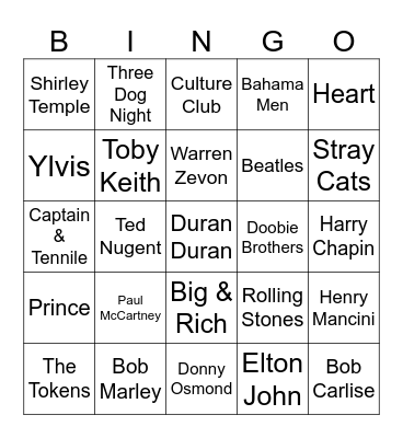 Zoo Bingo Card