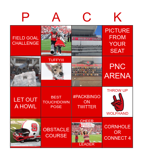 WOLFPACK BINGO Card