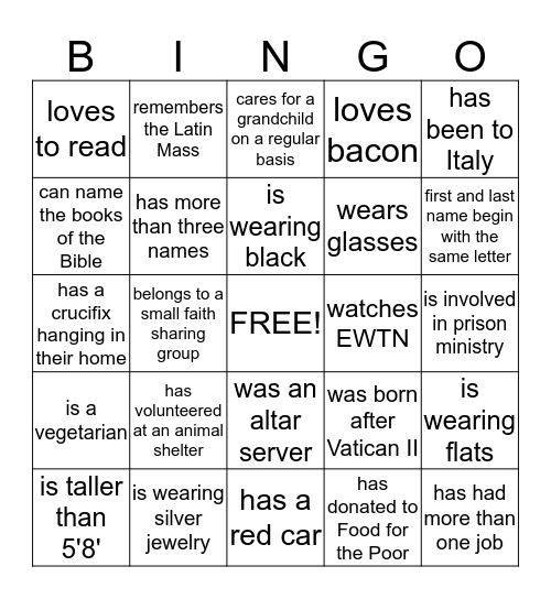 In Celebration of Women Bingo Card