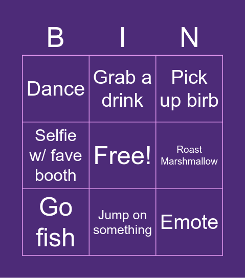 DYGYCON BINGO Card