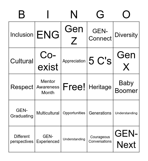 CDI Fair Week Bingo! Bingo Card