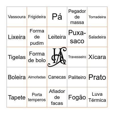 ♡ Chá dos Noivos ♡ Bingo Card
