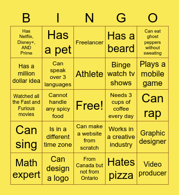 MDM 9.0 Bingo Card